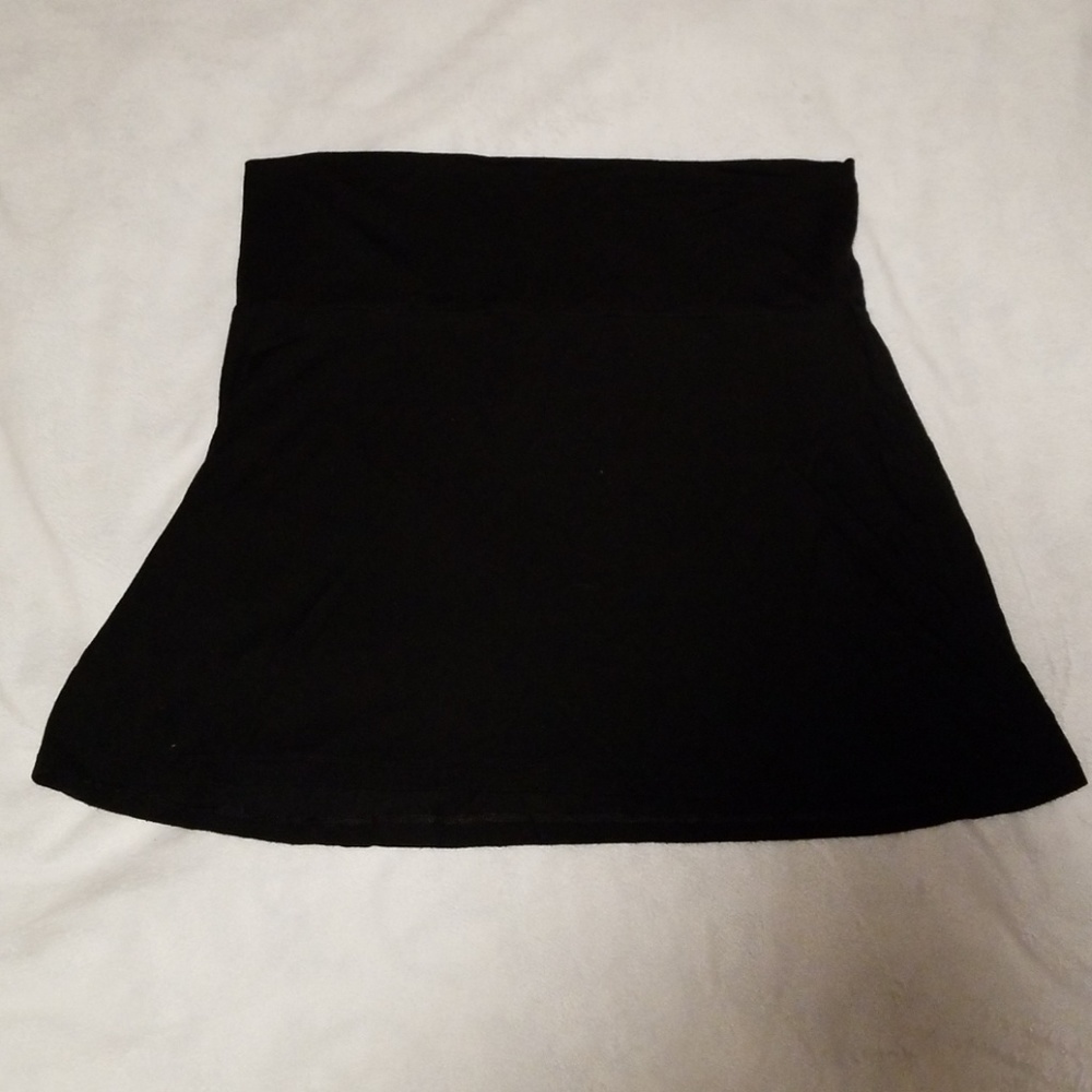 Gap Black Flare Skirt sz L